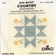 DMC Mini motif Quilt Square Cross Stitch